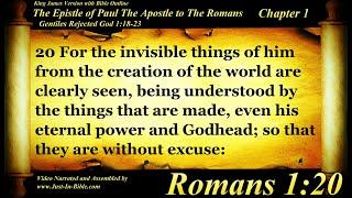 Romans Chapter 1 - Bible Book #45 - The Holy Bible KJV Read Along Audio/Video/Text