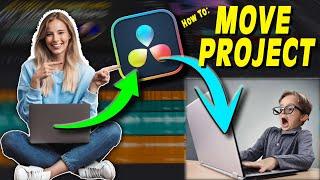 How to Move DaVinci Resolve 18 Project from One Computer to Another Computer | Its Easy!