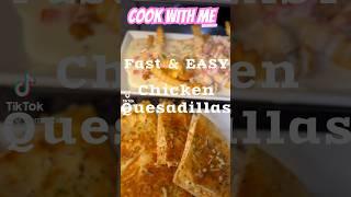 COOK WITH ME | Fast & Easy QUESADILLAS #shorts #cooking #foodie