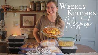 Weekly Kitchen Restock | Meal Prep is a Time SAVER