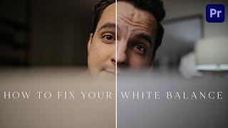 How To FIX YELLOW FOOTAGE in Premiere Pro - Wedding Videography Tips