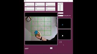 Opencv and Tkinter making numbers keypad