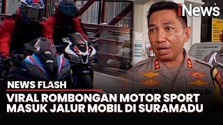 Rombongan Klub Motor Sport Masuk Jalur Roda Empat di Suramadu | News Flash