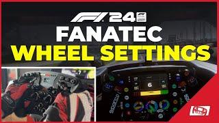 F1 24 Fanatec Wheel Settings: Best Force Feedback