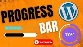 How to Add a Progress Bar in WordPress with Kadence Plugin | Easy Guide