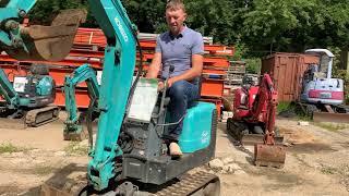 Kobelco sk007-6 / Обзор мини-экскаватора из Японии