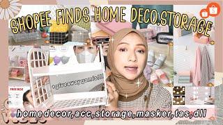 SHOPEE HAUL BARANG BERFAEDAH HOME DECOR STORAGE AKSESORIS DLL MURAH MERIAH START 6RBAN