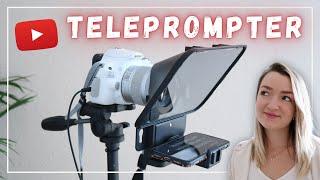 So nutzt du einen TELEPROMPTER für YouTube Videos  (Desview T3 Review)