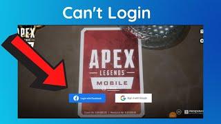 Apex Legends Mobile: Can't Login to my Account