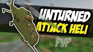 ATTACK HELICOPTER - Unturned PVP (Funny Moments)