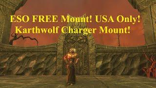 ESO FREE Mount! USA Only! Karthwolf Charger Mount!