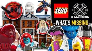 LEGO Marvel X-Mansion - What & Who's MISSING...