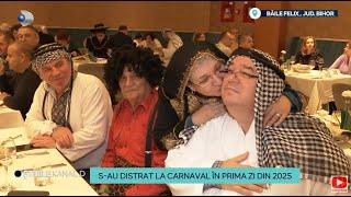 Stirile Kanal D - S-au distrat la carnaval in prima zi din 2025! | Editie de pranz