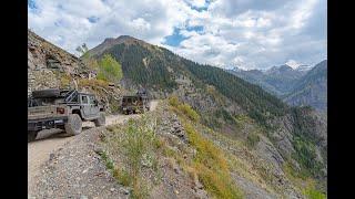 2020 Durango Hummer Club Inc Event. Ophir Pass to Imogene Pass in San Juan National Forest Colorado.