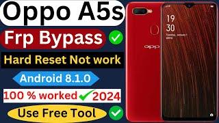 Oppo A5s Frp bypass || CPH1909 google account bypass 2024 use Free Tool Just One Click 100% worked