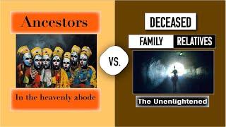 Ancestor vs. Deceased Family Relatives