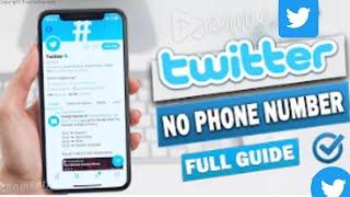 How to Create Twitter Account Without Phone Number Verification 