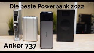 Anker 737 "Powercore 24K" im Test, die beste Powerbank 2022 dank 140W USB C Ports?