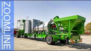 Super Mobile Drum Mix Asphalt Plant(20 TPH)-ZOOMLINE