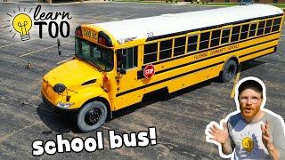 Explore a School Bus for Kids   Learn about School Bus | Educational School Bus Video for Kids