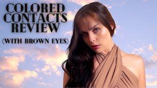 Best Colored Contact Lenses For Brown Eyes | Anma Beauty