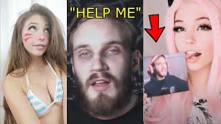 Belle Delphine ate PewDiePie / Save Felix from The Queen of Simps