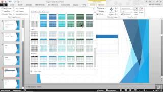 Microsoft Powerpoint 2013 Tutorial | Formatting Tables