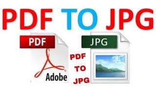 How to Convert PDF to JPG