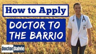 How to Apply to the Doctor to the Barrio Program of the Department of Health? | 3 Easy Steps