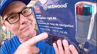 Attwood Navigation Lights - clamp on LED navigation lights for jon boat