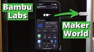 Quick Look at Bambu Labs "Maker World" | File Sharing Platform