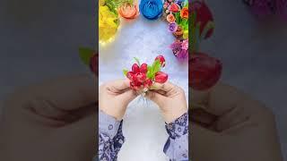 How to make Tulip flower with pista shell |Pista Shell Crafts| Decoupage Crafts |best out of waste