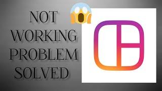 Solve "Layout From Instagram" App Not Working Problem |SR27SOLUTIONS