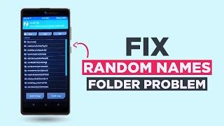 How To FIX RANDOM NAMES FOLDER  Problem in CUSTOM RECOVERY