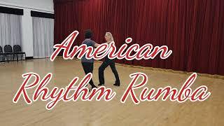 American Rhythm Rumba: Walks around ending variations.