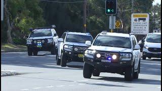 [NSW Police] Tactical Operations Unit Convoy Responding CODE RED