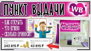 ПВЗ Вайлдберриз - Как открыть пункт выдачи Вайлдберриз, что нужно и сколько приносит ПВЗ Wildberries