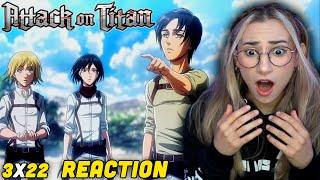 PEAK ANIME! ATTACK ON TITAN 3x22 Reaction