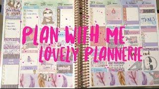 Plan With Me - Lovely Plannerie | PWM Erin Condren Vertical Life Planner