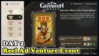 Reel Ad-Venture Event Part 2 "Wanmin Where Life Tastes Better" Genshin Impact