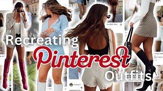 Turning Myself into a Pinterest Girl | Recreating Pinterest Outfits and Photos