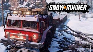 SNOWRUNNER Season 4 Part 9 - UNLOCKING THE BEST TRUCK IN THE GAME (Phase 4) ZIKZ 605R