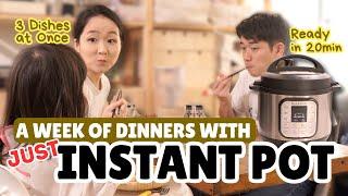 [Busy Week] 20-minute Dinners with ONLY an Instant Pot | Japanese Family Recipes