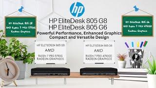 LIVE: Compact, Versatile and Powerful - HP EliteDesk 805 G6 and G8 Review