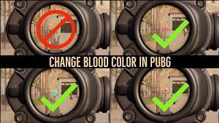 How to change blood color in PUBG to Blue, Pink, and Orange