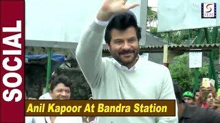 Anil Kapoor Attend "Chakachak Mumbai" Campaign At Bandra Station SEPLvideo