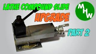 MHW Episode 89 - Homemade Lathe Compound Slide Upgrade - Part 2