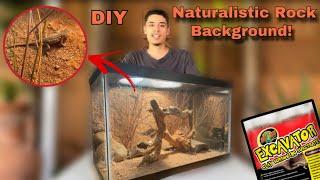 How to create a Naturalistic Desert Rock Background! DIY