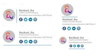 How To Create an email Signature With logo | Gmail