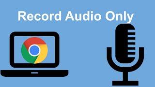 Chromebook - Record Audio Only and Sharing it